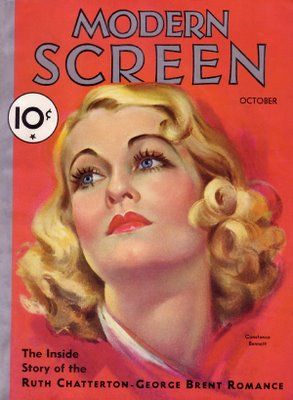 MODERN SCREEN magazine cover Issue 23 October 1932